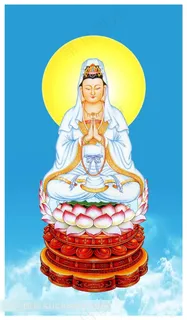 西方三圣观世音菩萨图片 西方三圣观世音菩萨图片