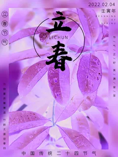 24节气立春春季新春春天海报模板PSD分层设计素材源文件模板