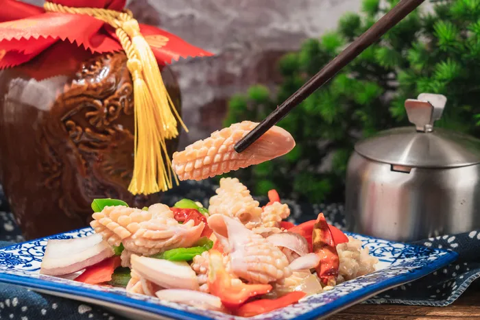 夏季爆品美食烧鱿鱼