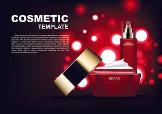 设计广告化妆品素材