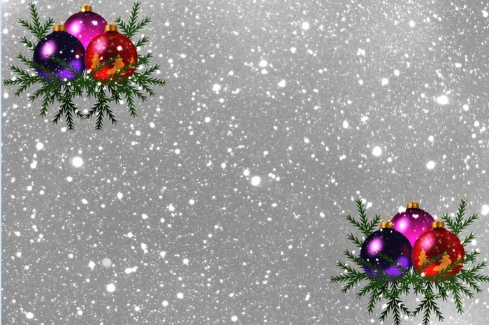 圣诞节雪花风景装饰背景墙