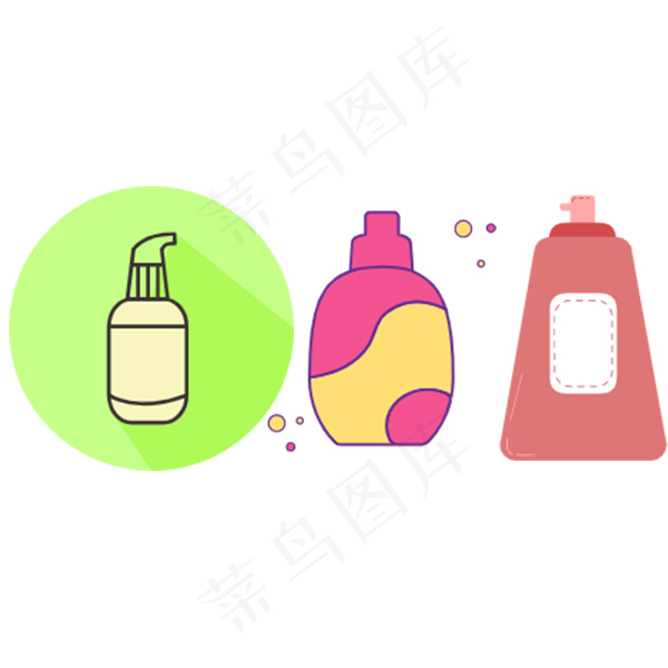 hufp护肤品(600x600)psd模版下载