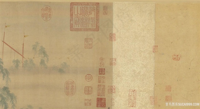 第十四幅汉宫春晓图印章绘画图片