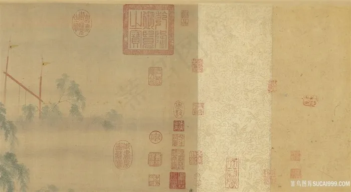 第十四幅汉宫春晓图印章绘画图片