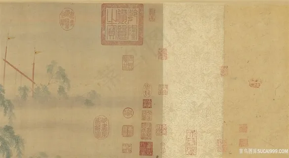 第十四幅汉宫春晓图印章绘画图片