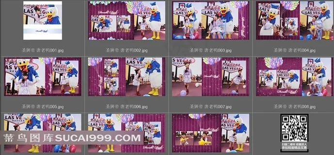 31唐老鸭 精选影楼儿童宝贝艺术摄影写真样片样册可放大