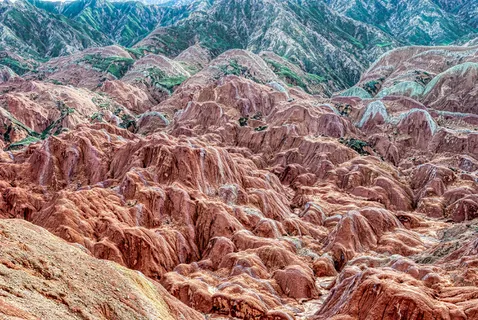张掖丹霞地貌