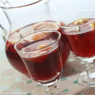 餐饮美食广告元素 冰爽柠檬红茶