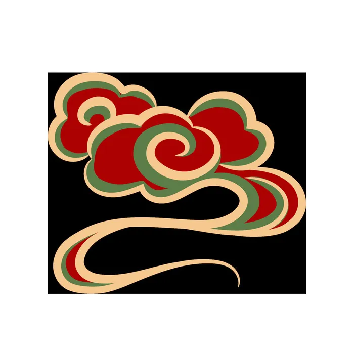 中国风中式国潮敦煌云纹祥云插画图案云朵云彩元素PSDAI设计素材ai矢量模版下载
