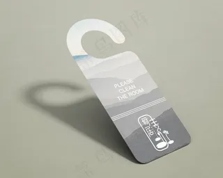 高端民宿酒店品牌VI智能贴图样机PSD设计模板