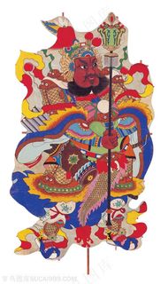 门神包公风筝纸鸢民俗节日图片