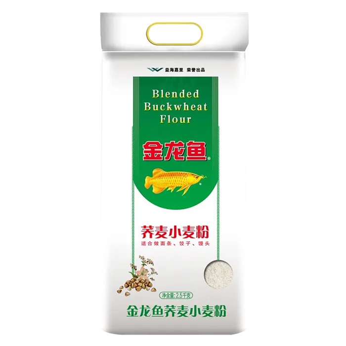 金龙鱼荞面小麦粉2.5千克超市商品白底图免抠实物摄影png格式图片透明底