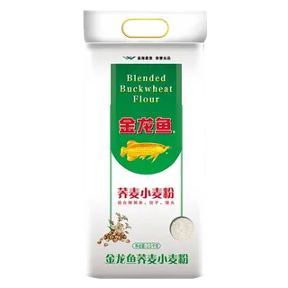 金龙鱼荞面小麦粉2.5千克超市商品白底图免抠实物摄影png格式图片透明底