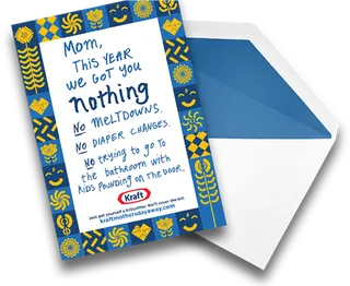 母亲节信件素材卡通