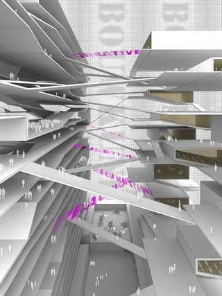 3D立体空间展示背景