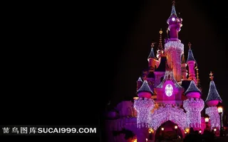 圣诞节灯塔摄影图