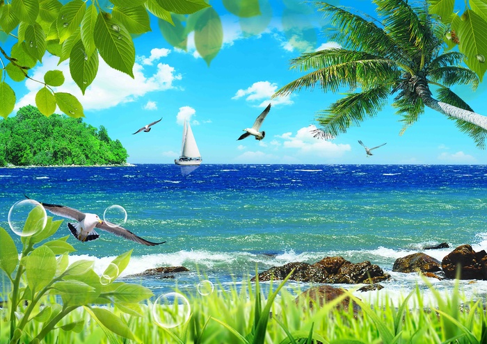 现代简约背景墙