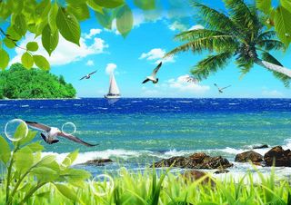 现代简约背景墙