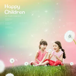 彩色梦想儿童背景