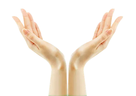 手打开手势免抠png