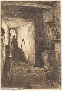 惠斯勒素描室内挂画 惠斯勒素描室内挂画