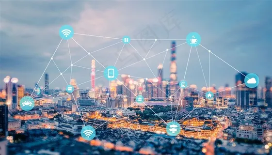 智能城市夜景 智能城市夜景