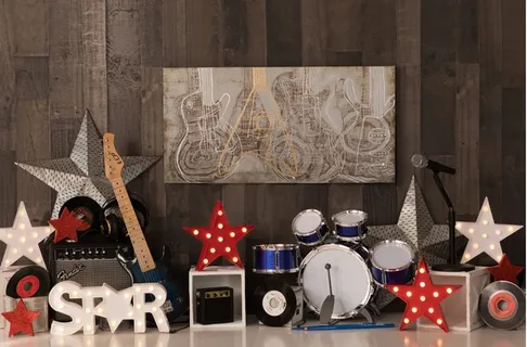 儿童照相拼接背景