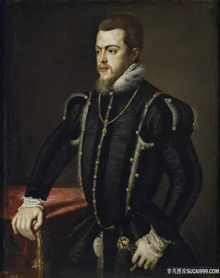 将军人物肖像油画图片