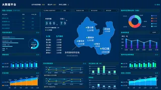 数据可视化psd模版下载