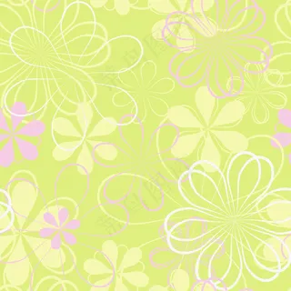 淡绿色花纹背景图片下载