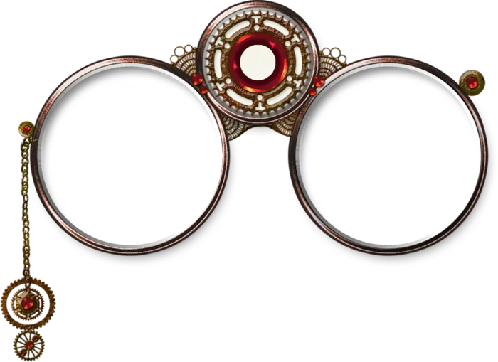 金属眼镜红色