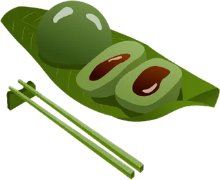 清明节海报设计插图卡通青团素材图片元素png透明背景