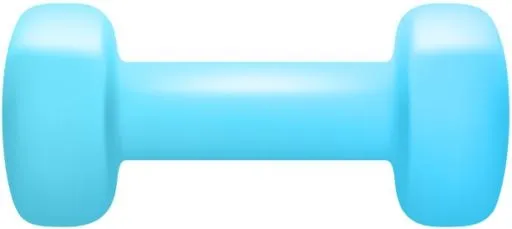 哑铃 PNG免抠(600x269)