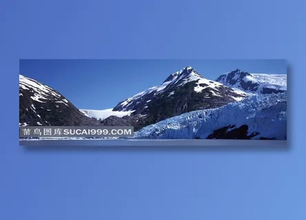 唯美雪山和冰雪素材图片