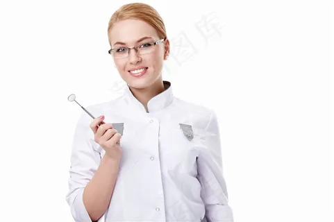 牙科护理系列 - 充满自信的牙科女医生