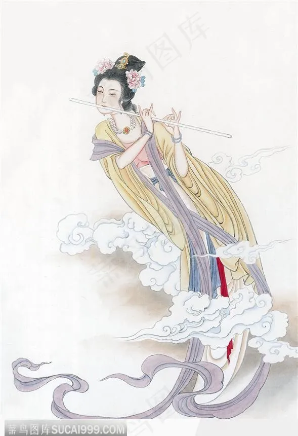 云中飞舞的仙女