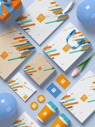 包装智能贴图样机VI效果PSD素材