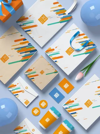 包装智能贴图样机VI效果PSD素材