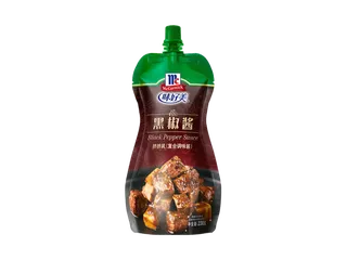 味好美黑椒酱超市商品白底图免抠实物摄影png格式图片透明底