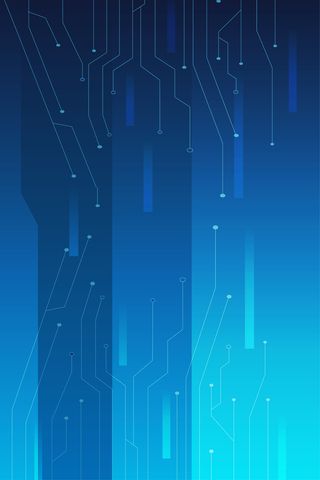 蓝色简约科技动线背景图