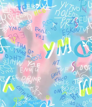 数码印花字母扎染