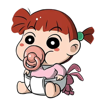 蜡笔小新妮妮卡通人物