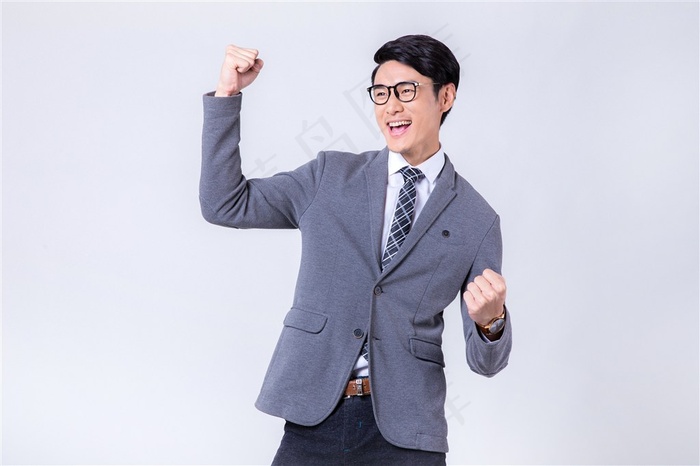 充满信心的商务男士