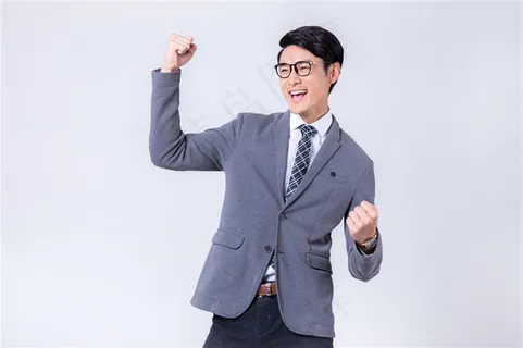 充满信心的商务男士 充满信心的商务男士
