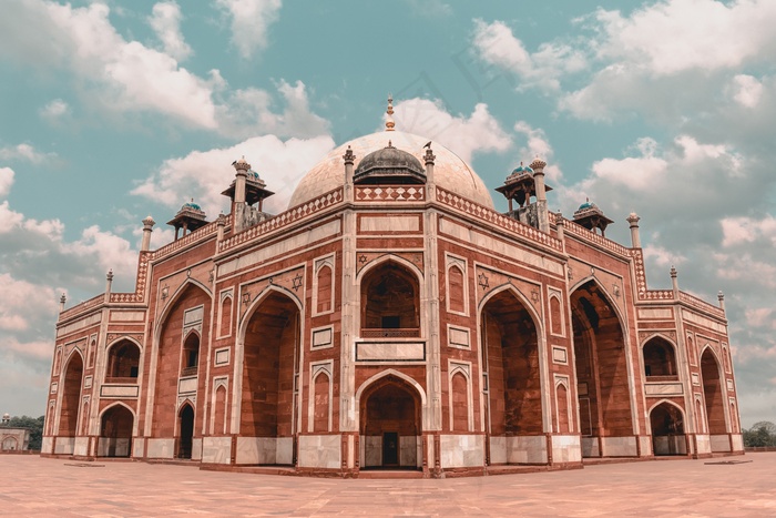 印度胡马雍陵图片