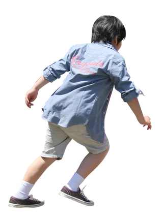 亚裔儿童人物免扣素材