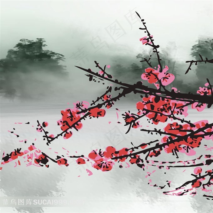 国画装饰画设计素材