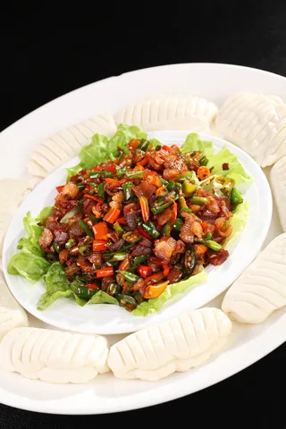 R00330荷 叶饼夹腊肉 (2)