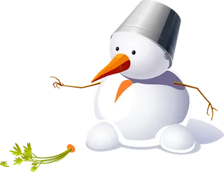 雪人卡通简笔