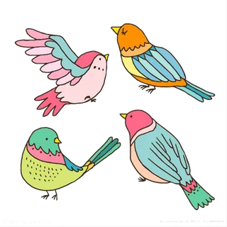 免扣 素材 动物 鸟4